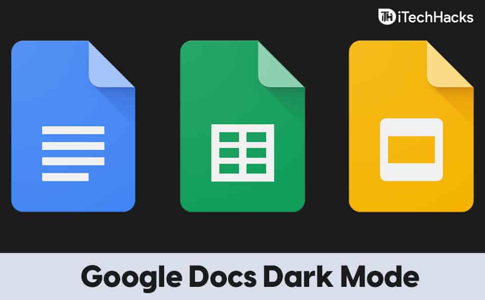 Kuinka ottaa käyttöön Google Docs Dark 
