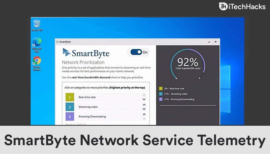 Korjaa SmartByte Network Service Telemetria Windows 11: ssä
