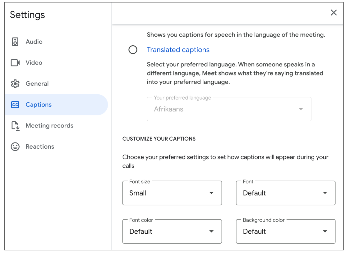 Google Meet vain sai viileämmän 
