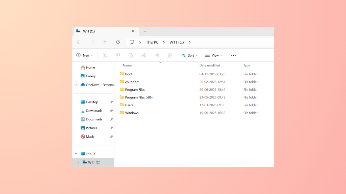 Lisää tai poista sarakkeet Windows 11 File Explorer 