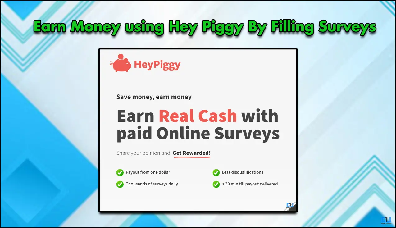 Kuinka ansaita rahaa Heepiggyn avulla täyttämällä tutkimuksia