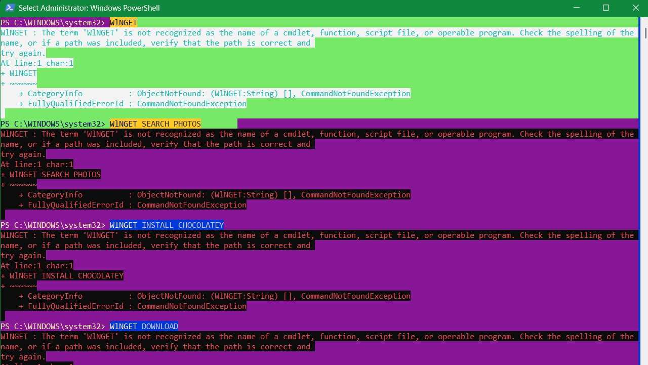 Kuinka korjata Winget ei tunnisteta Windowsissa