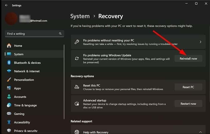 Kuinka asentaa Windows 11 uudelleen menettämättä sovelluksia ja tiedostoja