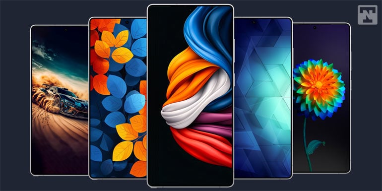 750 rei'itysreiän taustakuvia kameran katkaisun piilottamiseksi (QHD/4K)