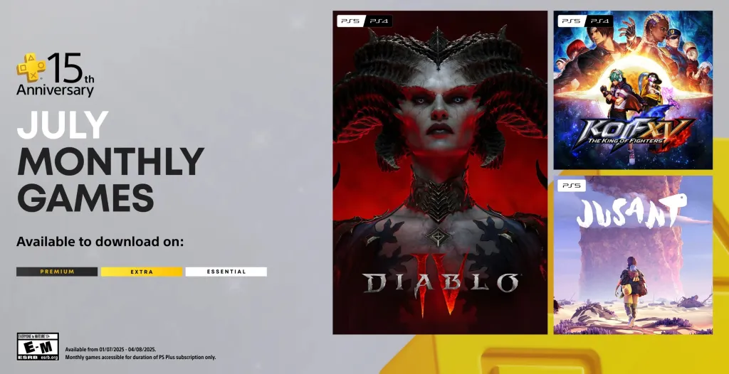 Heinäkuun PlayStation Plus