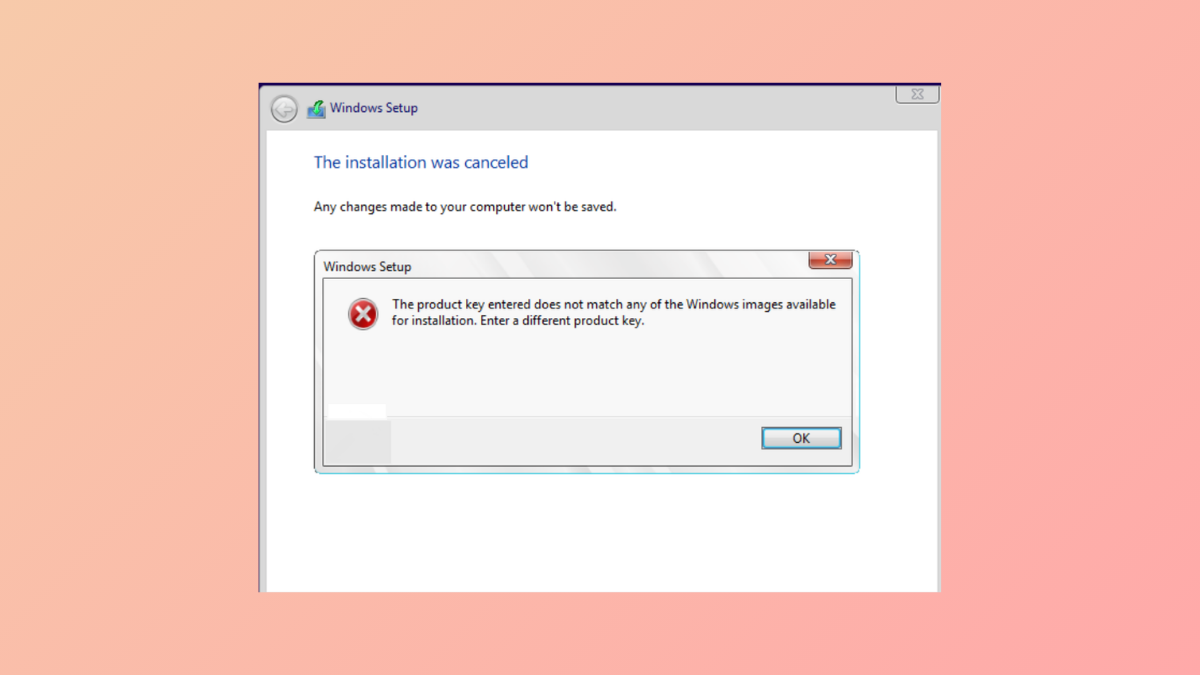 Kuinka korjata ”syötetty tuoteavain ei vastaa mitään käytettävissä olevista Windows