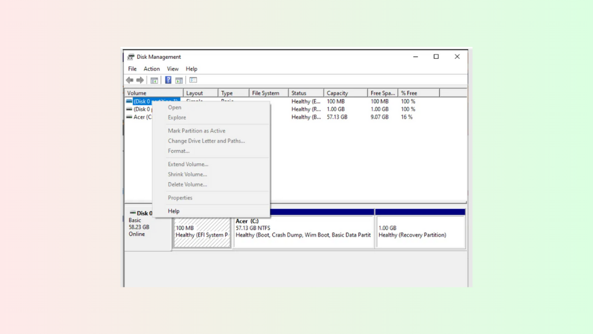 Kuinka korjata harrastetut vaihtoehdot levynhallinnassa Windows 11: ssä
