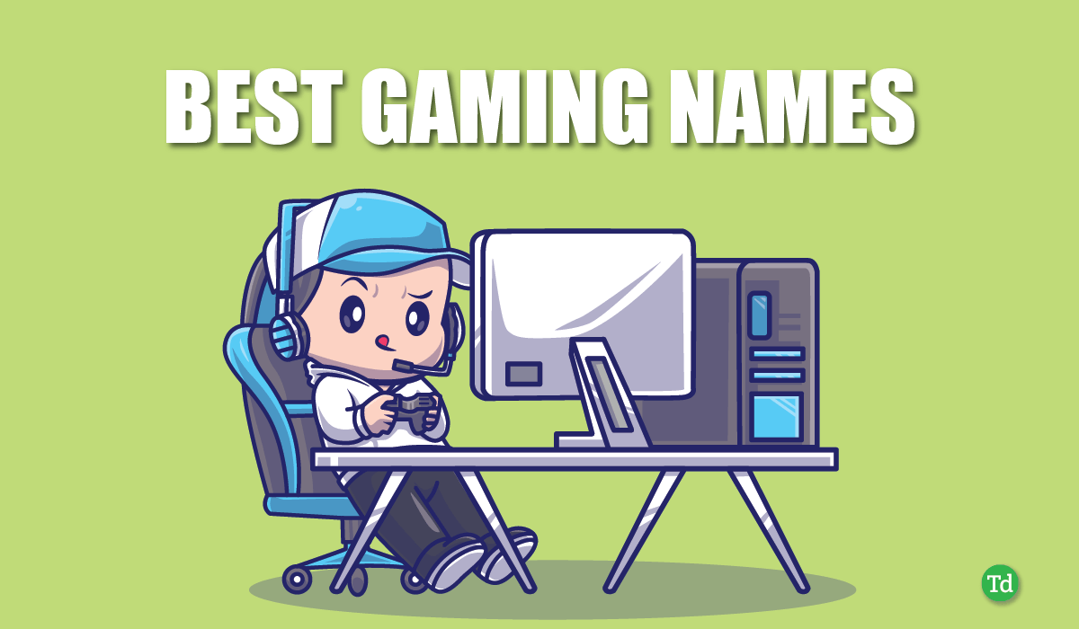 500+ hauska, viileä ja parhaat pelinimet