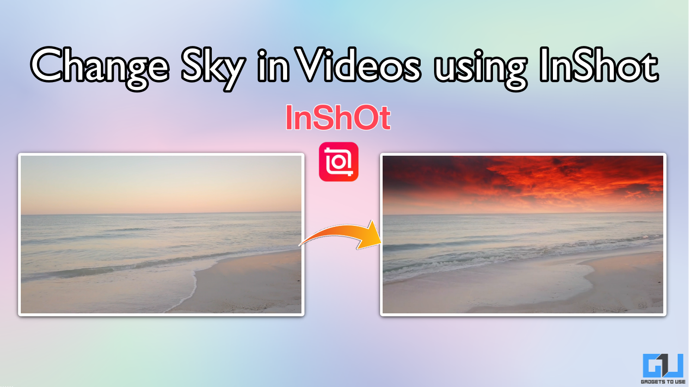 Kuinka muuttaa taivaa videossa inshotin avulla