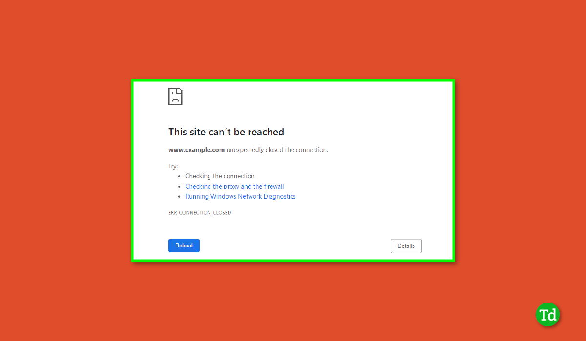 Kuinka korjata err_connection_closed 