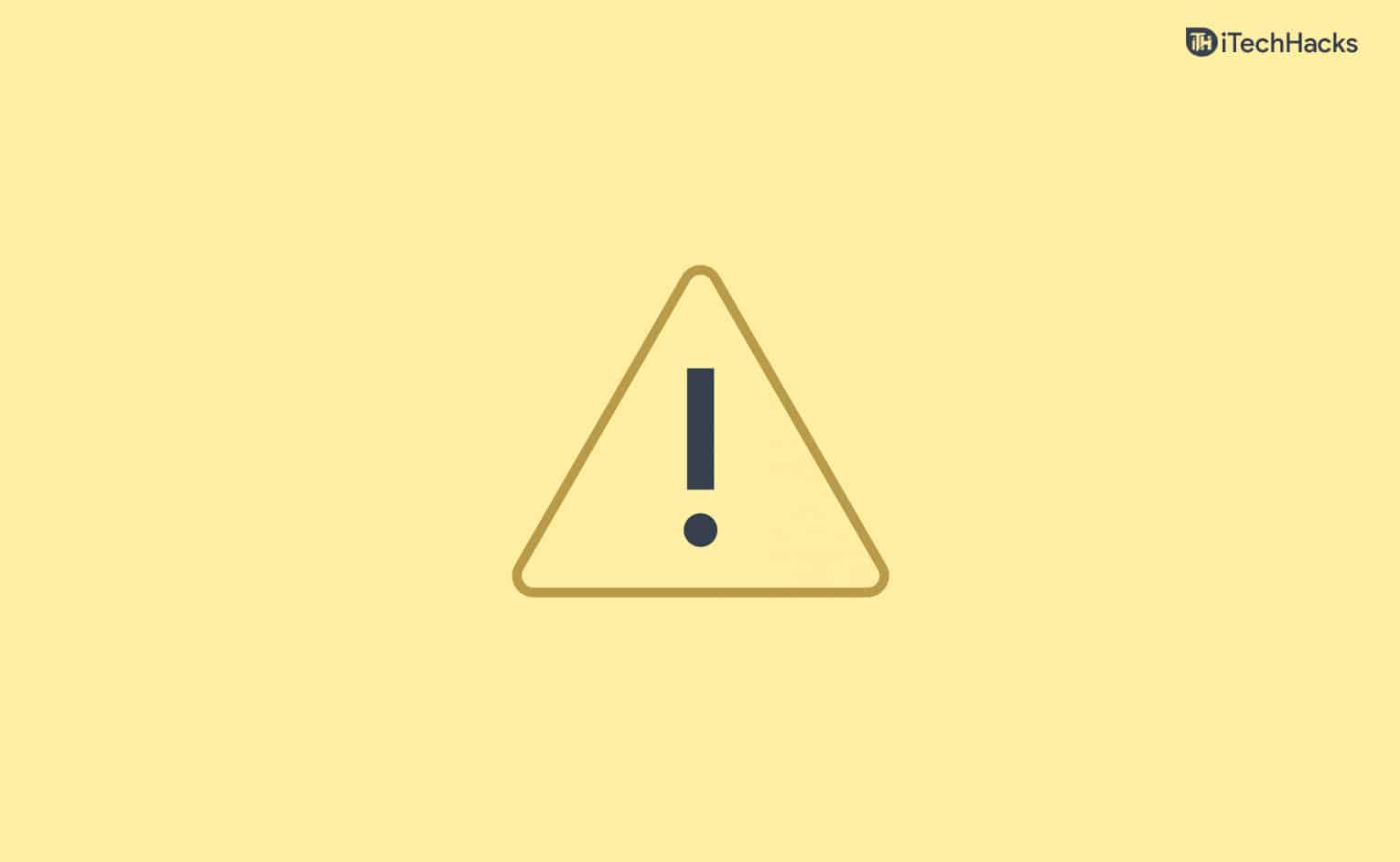 Kuinka korjata ”virhe”