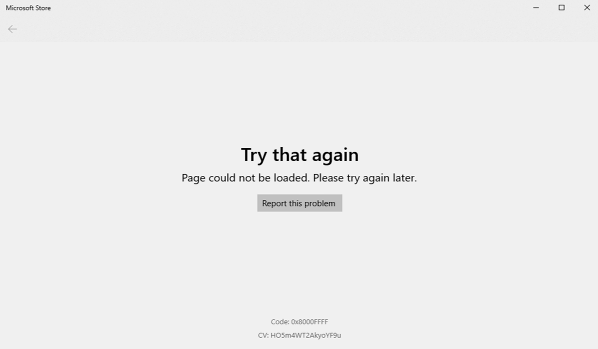 9 tapaa korjata sivua ei voitu ladata Microsoft Storessa