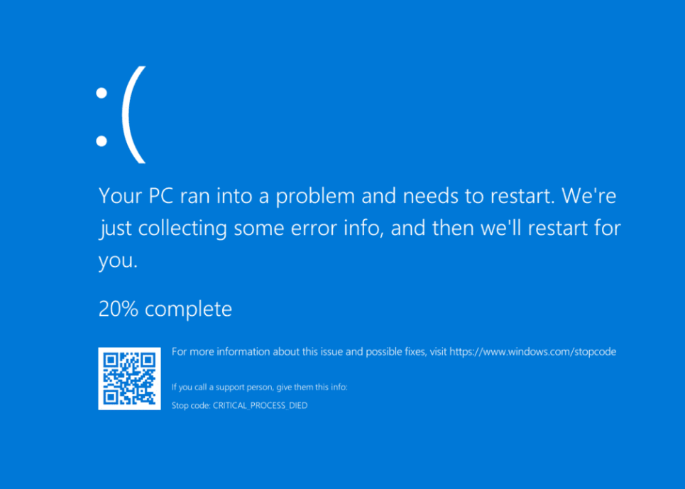 Kuinka korjata sininen kuolinnäyttö WiFi 