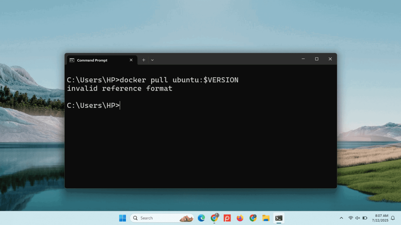 Kuinka korjata ”Docker: Virheellinen viitemuoto”
