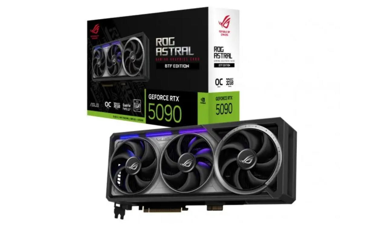 ASUS paljastaa ROG Astral RTX 5090 32 Gt GDDR7 