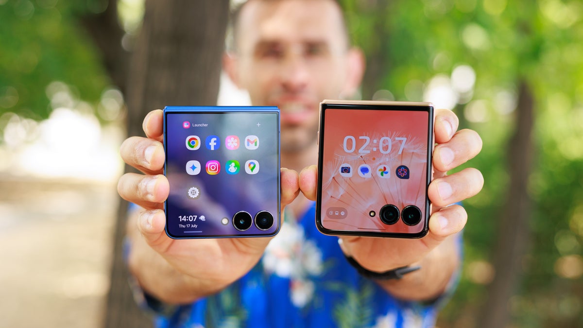 Samsung Galaxy Z Flip 7 vs Motorola Razr Ultra: Näytekuvien vertailu