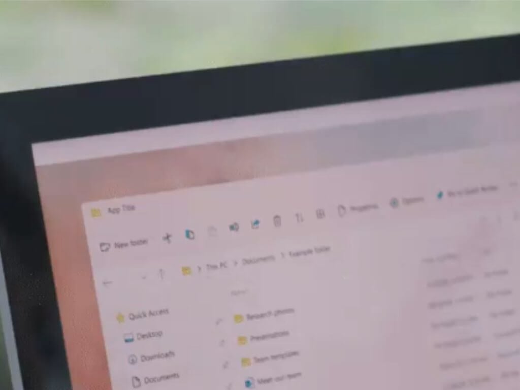 Windows 11 File Explorer saada uusia Hover 