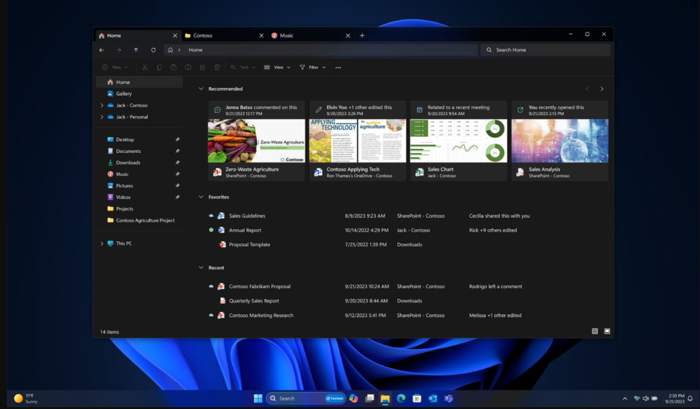 Microsoft vahvistaa yhden uuden Windows 11 