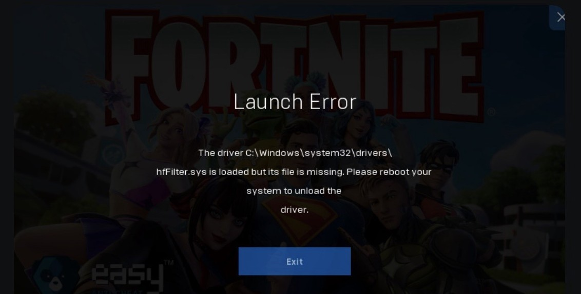 Kuinka korjata hffilter.sys ladataan, mutta sen tiedostosta puuttuu virhe Windows 11: ssä