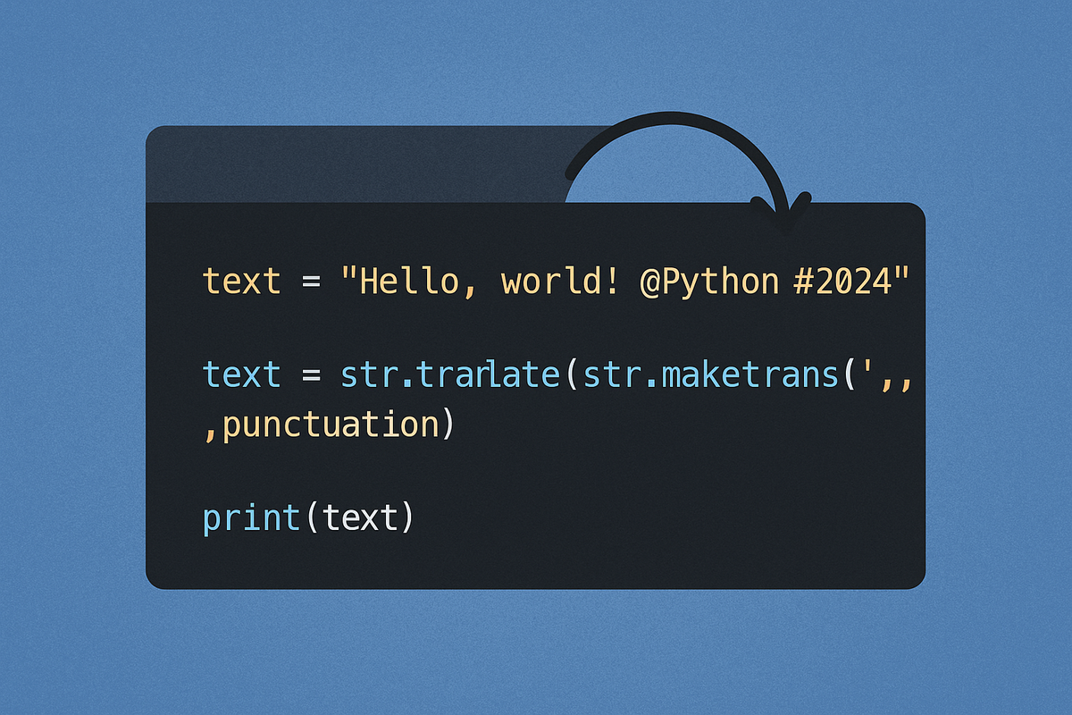Poista välimerkit Python 