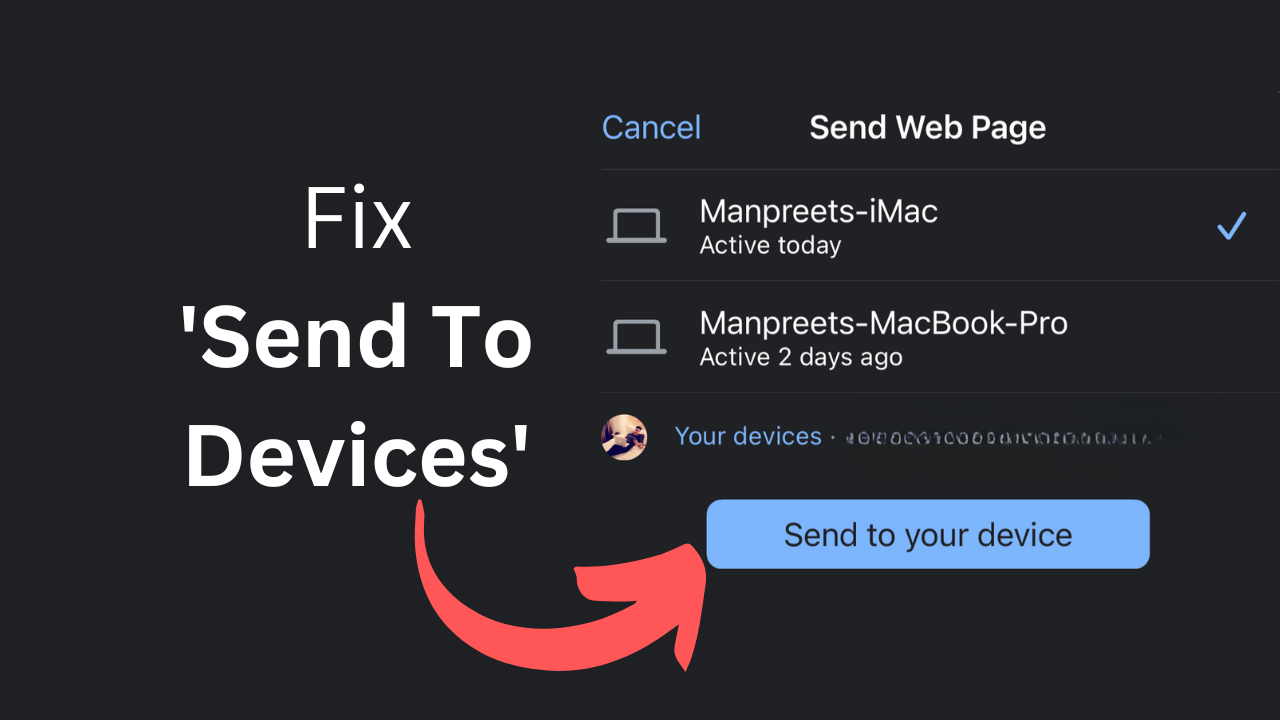 Kuinka korjata "Lähetä laitteille", jotka eivät toimi Google Chromessa