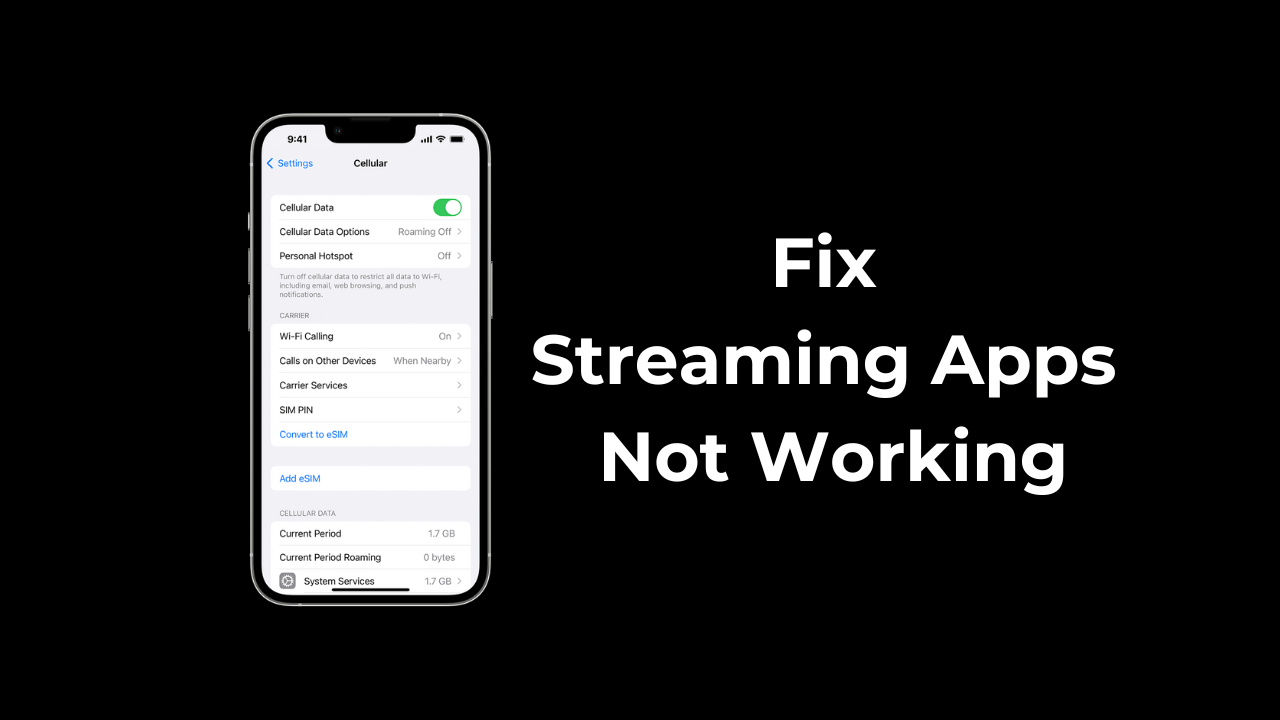 Hogyan javítsuk meg a streaming alkalmazásokat, amelyek nem működnek a mobil adatokon az iPhone 