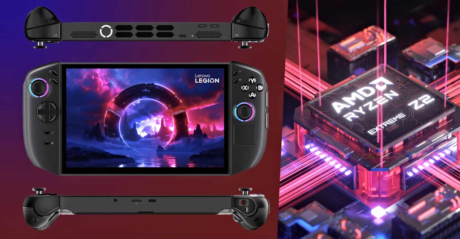Lenovo Legion Go 2 vahvistettu Ryzen Z2 Extreme, 1200p OLED 144Hz: n näyttö ja 74Wh akku