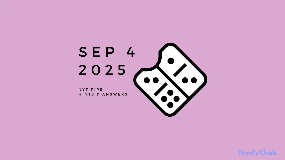 NYT PIPS HARD-vinkit ja ratkaisu-4. syyskuuta (vaiheittainen opas)
