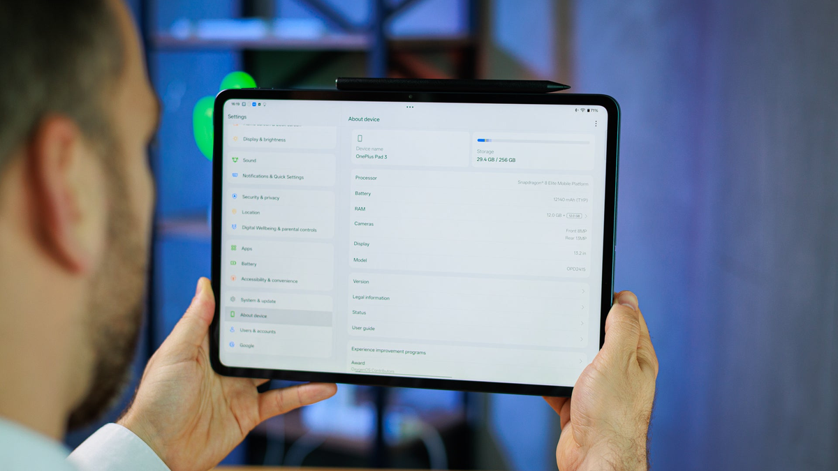 Tehokas OnePlus Pad 3 on nyt voimakkaasti diskontattu ja sen mukana tulee 99,99 dollaria