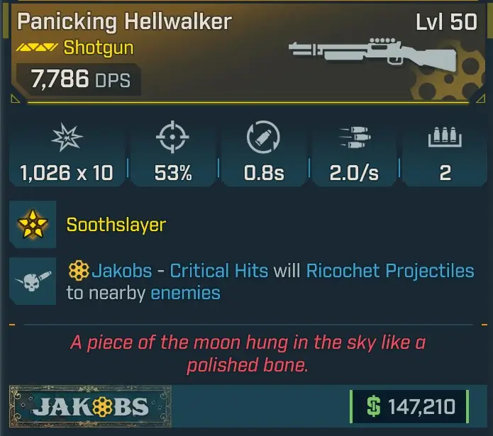 Panicking Hellwalkerin ampuma 