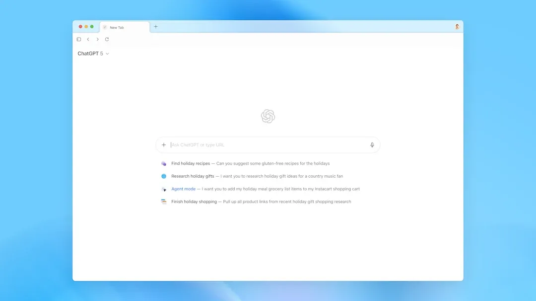 OpenAI debytoi ChatGPT Atlasissa, liittyy AI Browser Raceen
