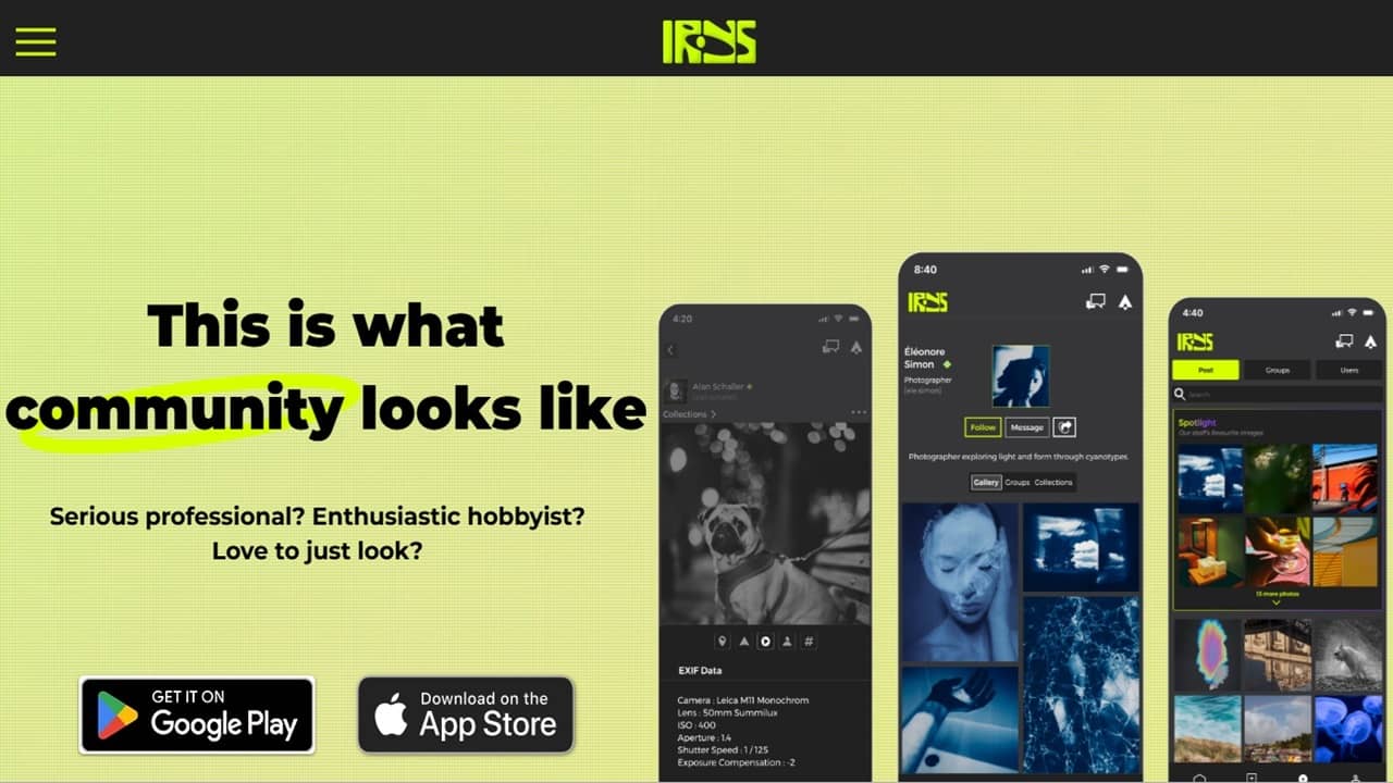 Tapaa Irys: Valokuvan sosiaalinen verkosto Instagram ei tule koskaan olemaan
