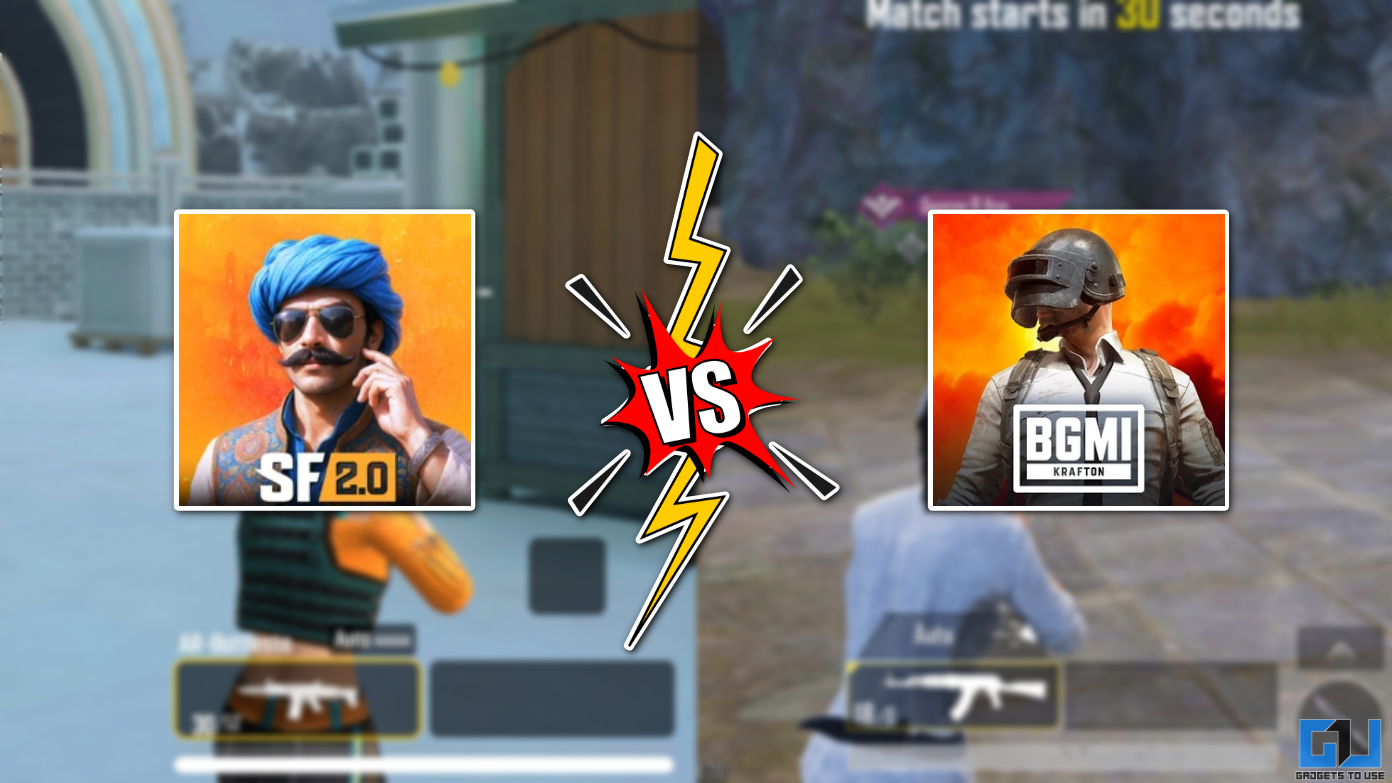 5 eroa ja yhtäläisyyttä BGMI: n ja Scarfall 2.0: n välillä