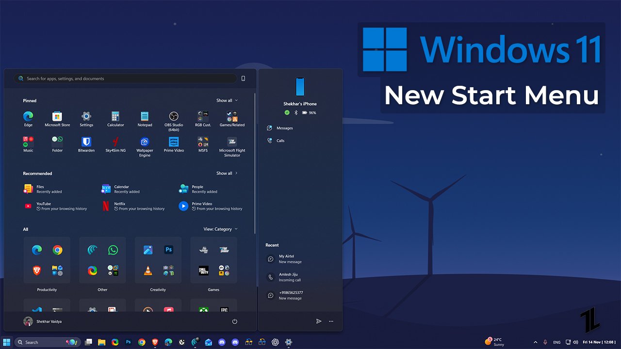 Kuinka ottaa uusi Windows 11 Käynnistä