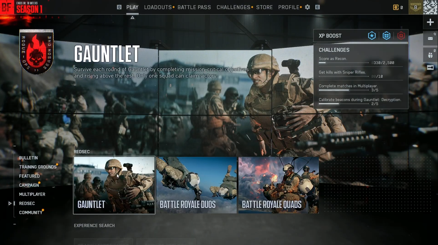 Opas Gauntlet-tilaan Battlefield 6 Redsecissä