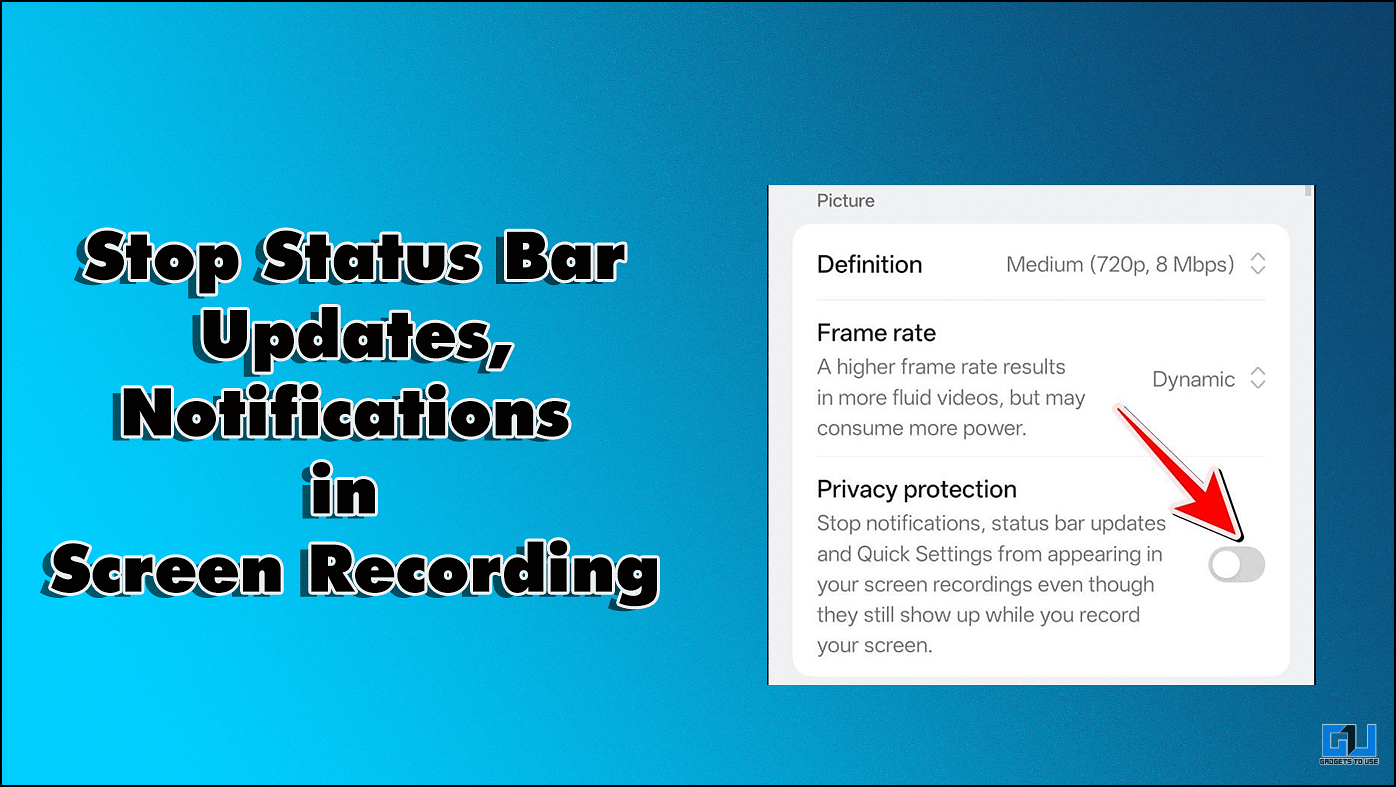 Tilapalkin päivitysten pysäyttäminen, ilmoitukset näytön tallennuksessa ColorOS 16:ssa