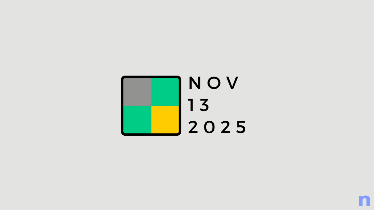 Quordlen vihjeitä ja vastauksia: 13.11.2025