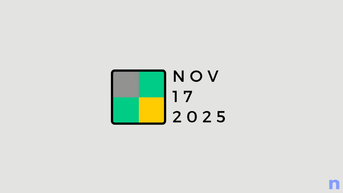 Quordlen vihjeitä ja vastauksia: 17.11.2025