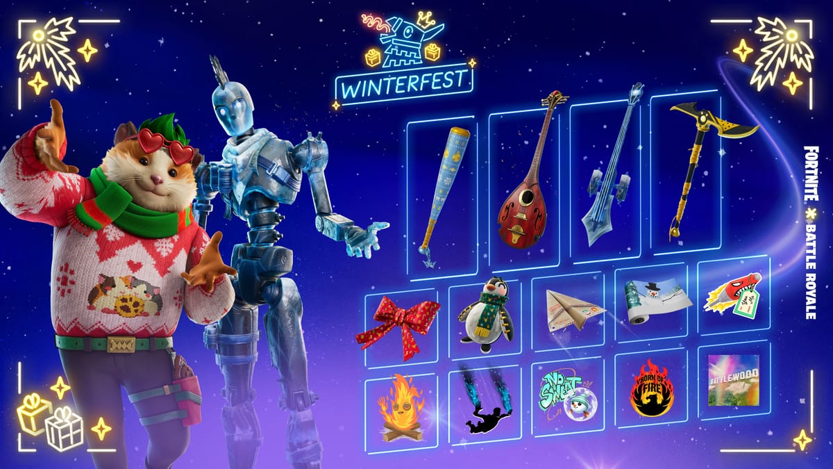 Kaikki Fortnite Winterfest 2025