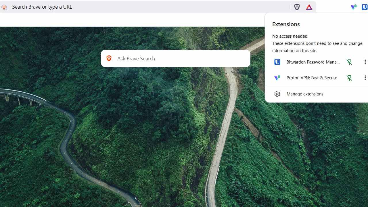 Brave Browser + ProtonVPN + Bitwarden on paras tietosuojayhdistelmäni työpöydälle
