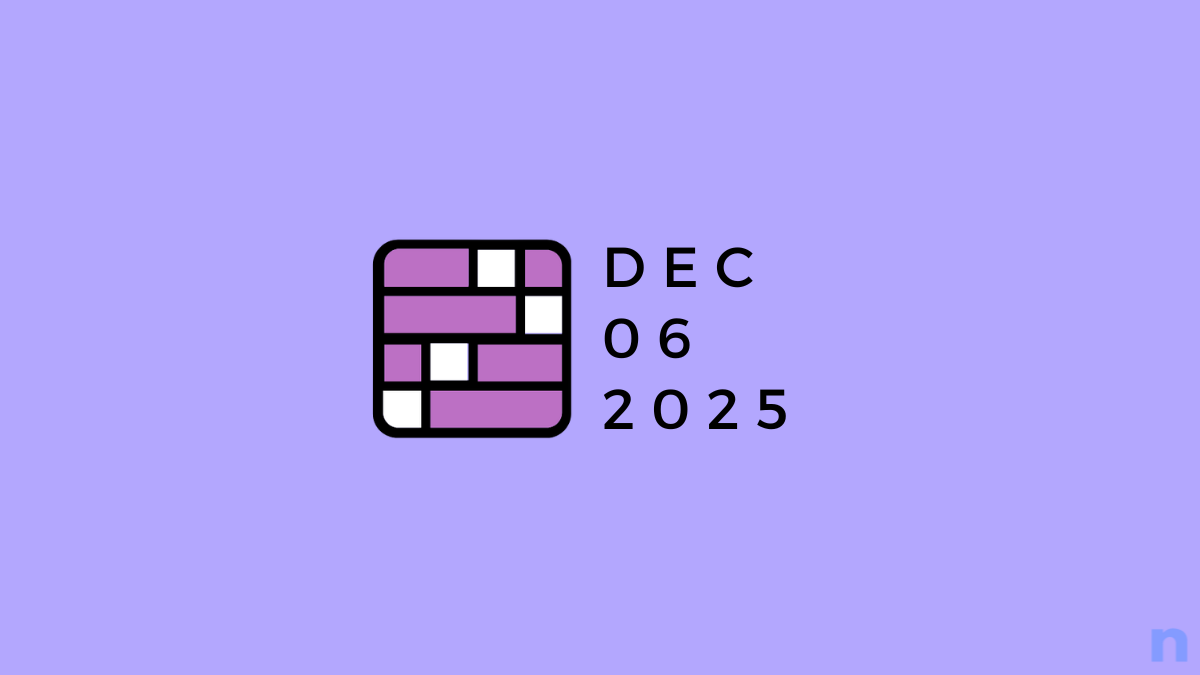 NYT-yhteydet: 6. joulukuuta 2025 Vinkkejä ja vastauksia!