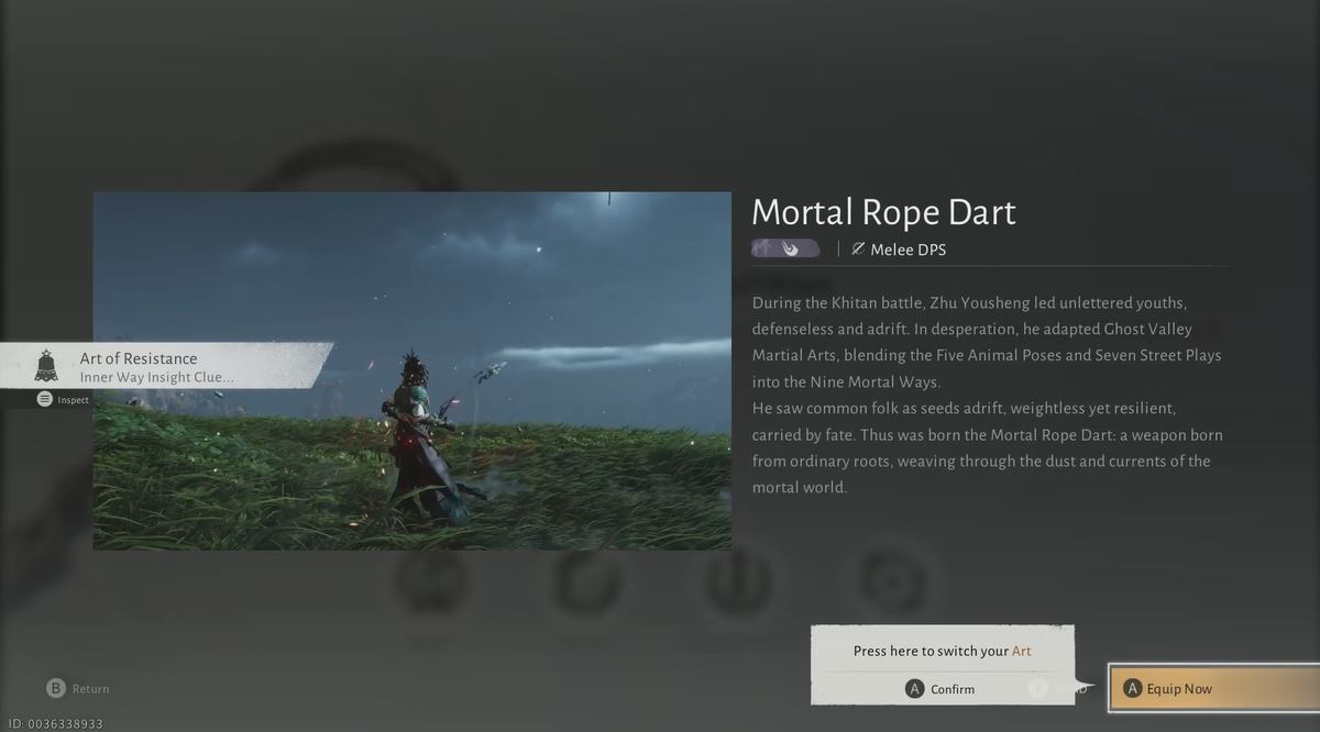 Missä tuulet kohtaavat Mortal Rope Dart Guide